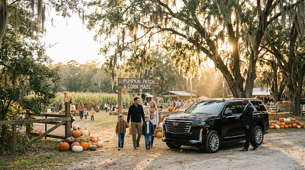 charleston pumpkin patch transportation
